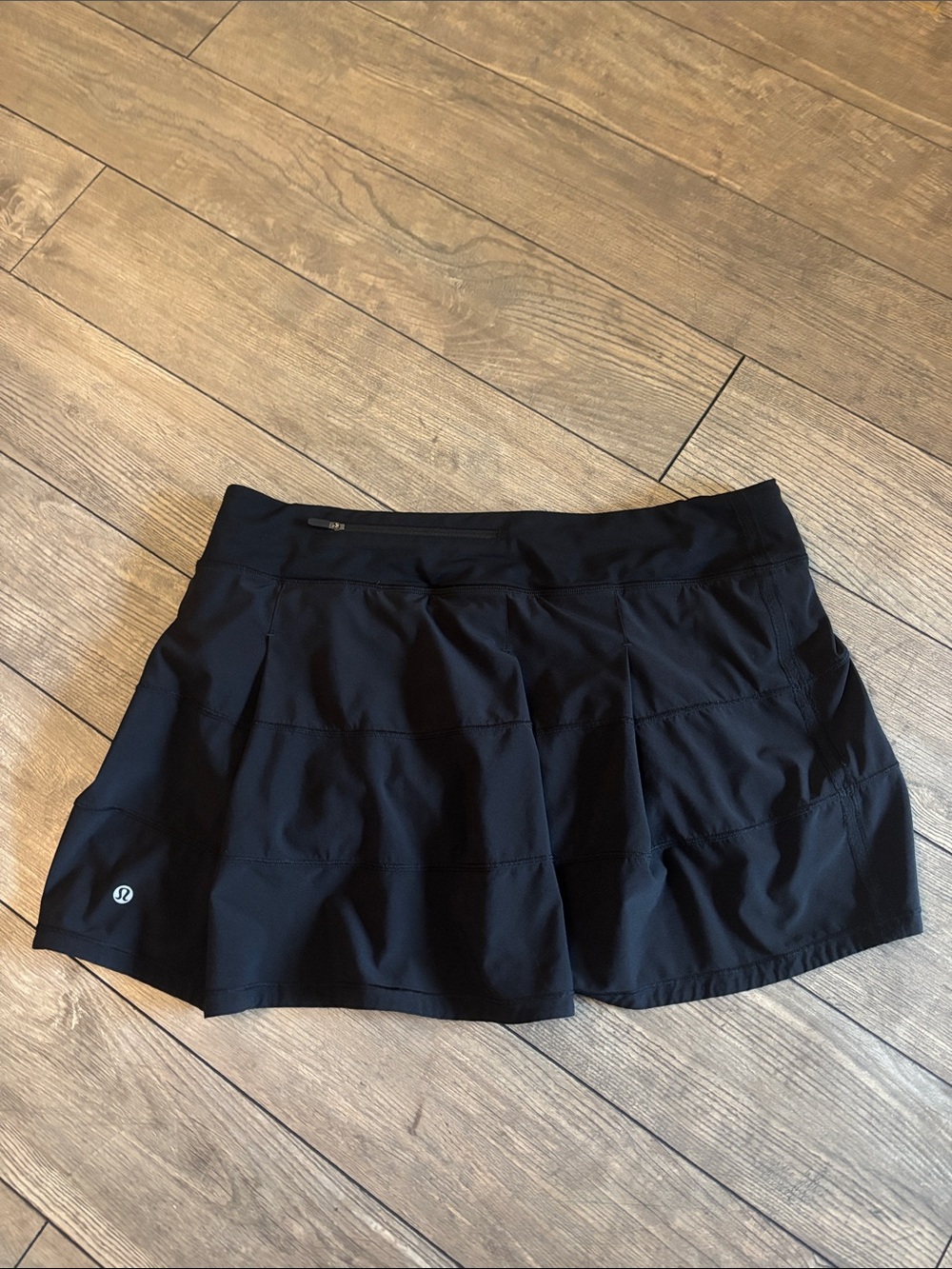 lululemon athletica Black Athletic Skirt with Built-In Shorts